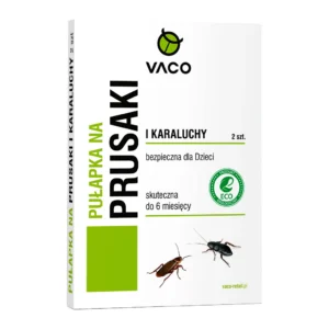 Bezwonna pułapka na pluskwy i prusaki lep VACO 2 sztuki