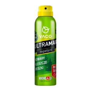 Silny spray na komary i kleszcze DEET30 VACO ULTRAMAX 170ml