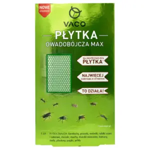 Skuteczna płytka owadobójcza na owady biegające i latające VACO MAX