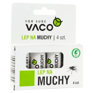 Bezwonny lep na muchy i muszki Smart Cylinder VACO zestaw 4szt