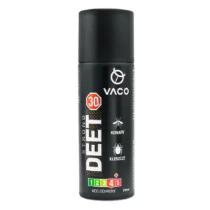 Silny spray na komary i kleszcze DEET30 Citrodiol VACO STRONG 170ml