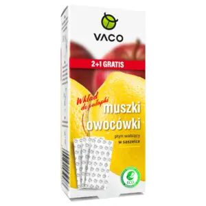 Skuteczny płyn do pułapki na muszki owocówki Citrone VACO 3szt