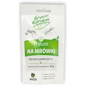 Skuteczny proszek na mrówki do ogrodu i doniczek VACO GREEN GARDEN 60g