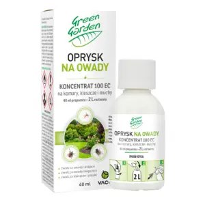 Silny koncentrat na komary i kleszcze oprysk VACO GREEN GARDEN 40ml