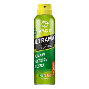 Silny spray na komary i kleszcze DEET30 VACO ULTRAMAX 170ml