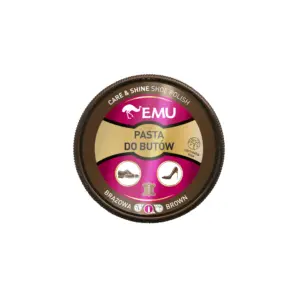 Pielęgnująca pasta do butów w puszce brązowa EMU 50ml
