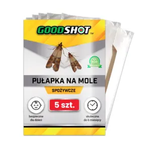 Skuteczna pułapka na mole spożywcze z feromonami lep GOODSHOT 5szt