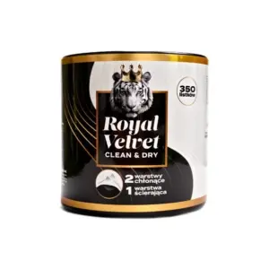 Miękki ręcznik papierowy 3-warstwowy 350 listków Moon Royal Velvet 70m