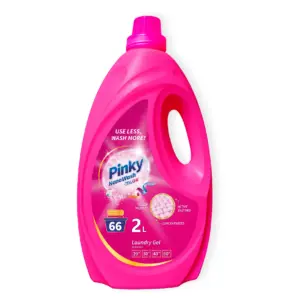 Skuteczny żel do prania tkanin kolorowych Pinky NanoWash Color 2L 66 prań
