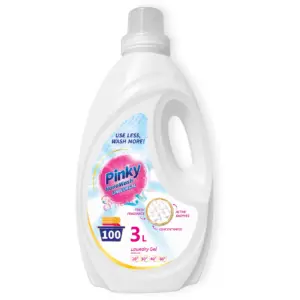 Wybielający żel do prania tkanin białych i jasnych Pinky NanoWash Universal 3L 100 prań