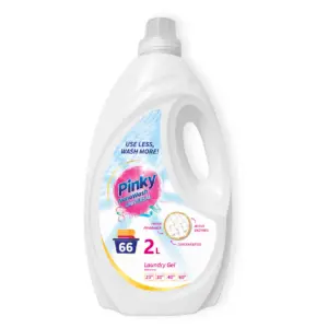 Wybielający żel do prania tkanin białych i jasnych Pinky NanoWash Universal 2L 66 prań