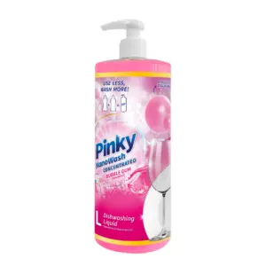 Skoncentrowany płyn do mycia naczyń Bubble Gum Pinky NanoWash 1L