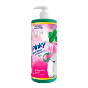 Skoncentrowany płyn do mycia naczyń Mięta Pinky NanoWash 1L